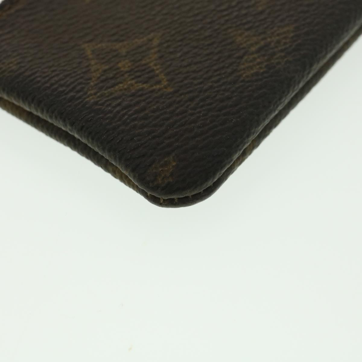 LOUIS VUITTON Monogram Pochette Cles Coin Purse M62650 LV Auth 39405