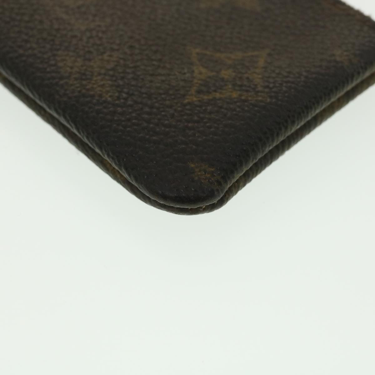 LOUIS VUITTON Monogram Pochette Cles Coin Purse M62650 LV Auth 39405