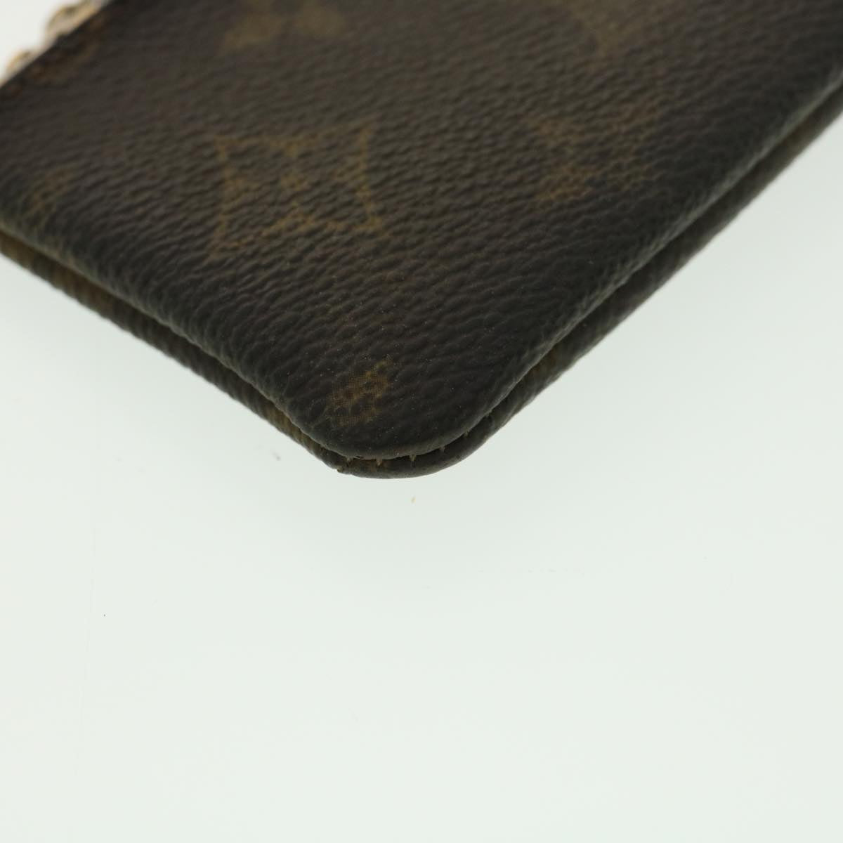 LOUIS VUITTON Monogram Pochette Cles Coin Purse M62650 LV Auth 39405