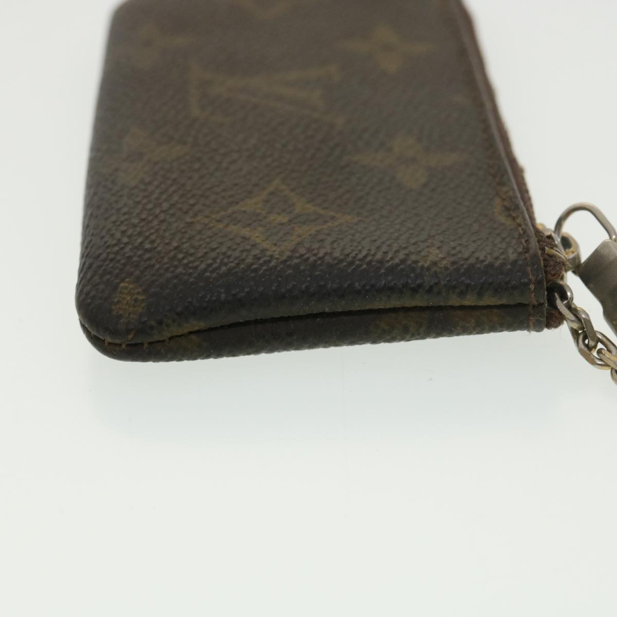 LOUIS VUITTON Monogram Pochette Cles Coin Purse M62650 LV Auth 39405