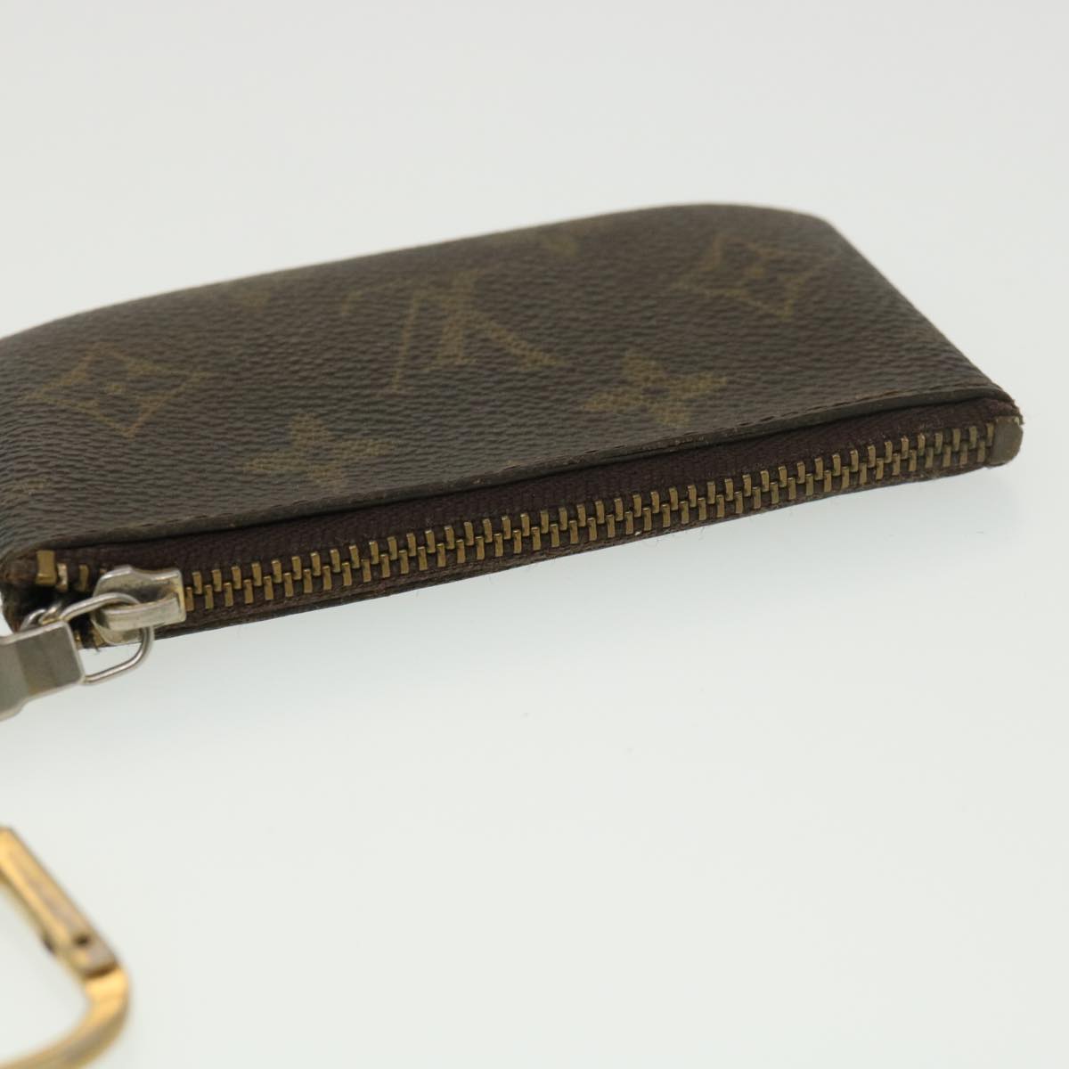 LOUIS VUITTON Monogram Pochette Cles Coin Purse M62650 LV Auth 39405