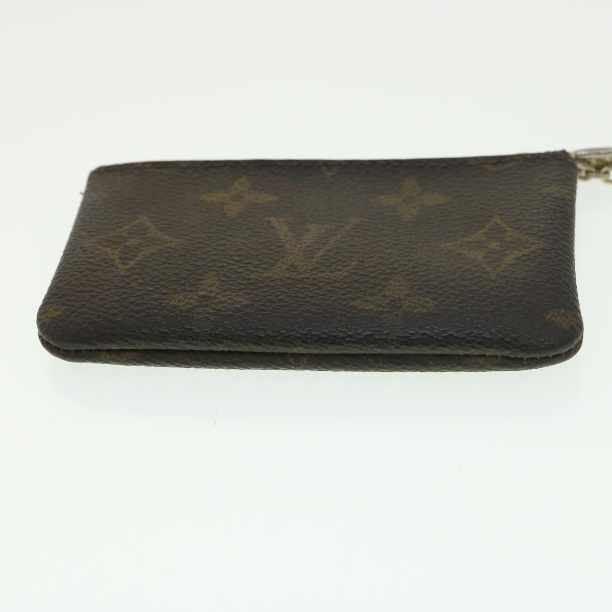 LOUIS VUITTON Monogram Pochette Cles Coin Purse M62650 LV Auth 39405