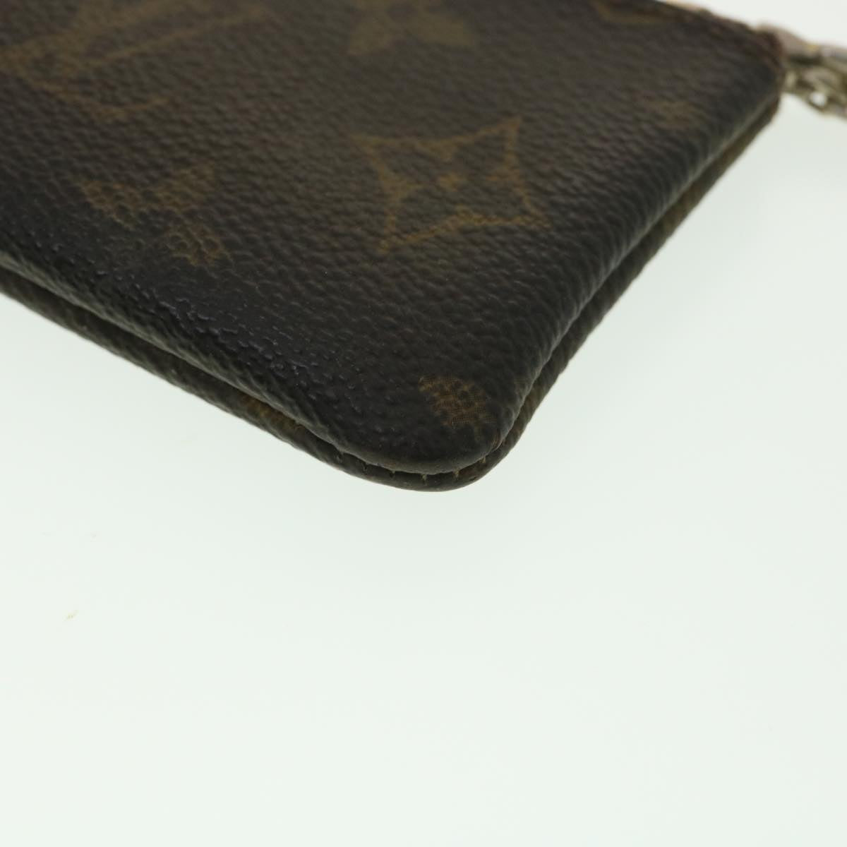 LOUIS VUITTON Monogram Pochette Cles Coin Purse M62650 LV Auth 39405