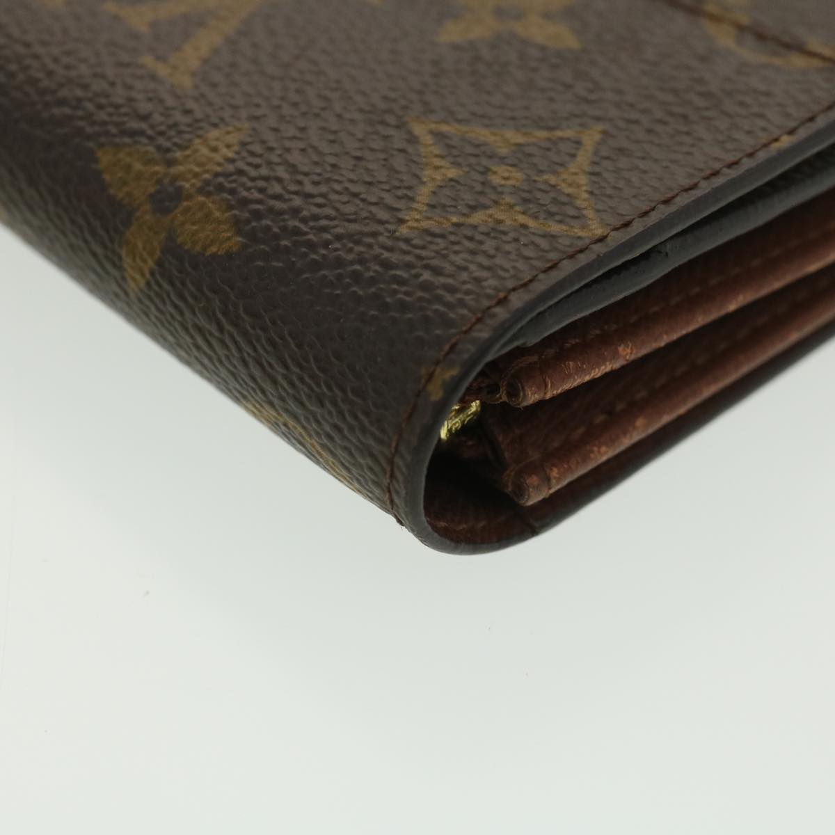 LOUIS VUITTON Monogram Portefeiulle Sarah Long Wallet M66556 LV Auth 39419