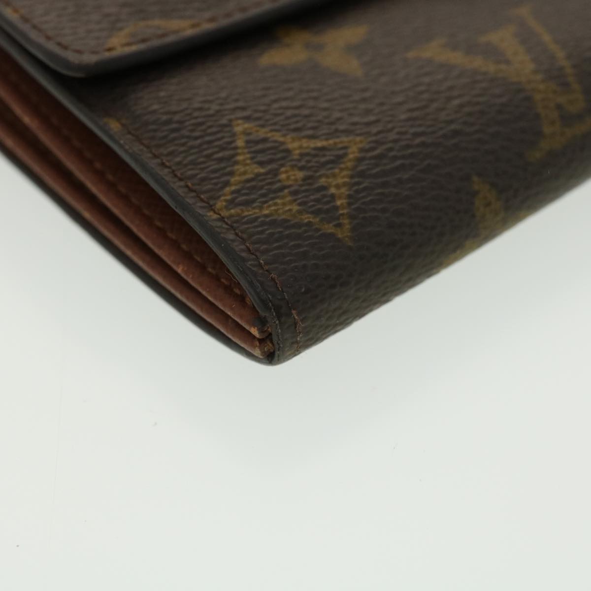 LOUIS VUITTON Monogram Portefeiulle Sarah Long Wallet M66556 LV Auth 39419