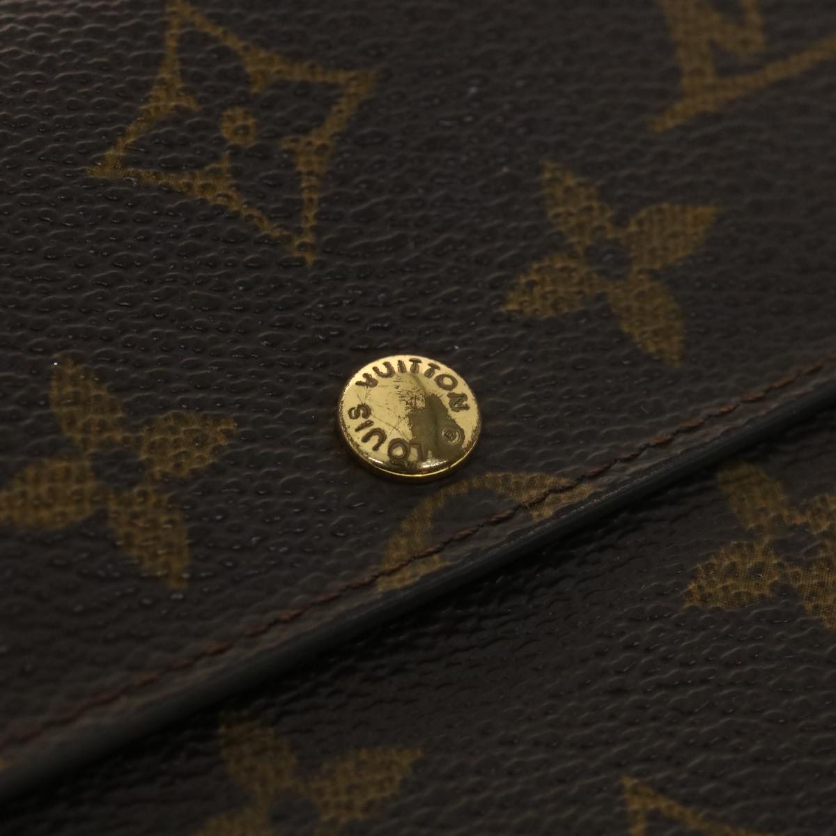 LOUIS VUITTON Monogram Portefeiulle Sarah Long Wallet M66556 LV Auth 39419