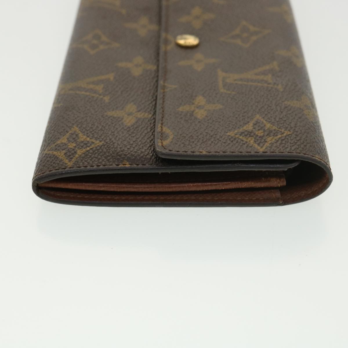 LOUIS VUITTON Monogram Portefeiulle Sarah Long Wallet M66556 LV Auth 39419