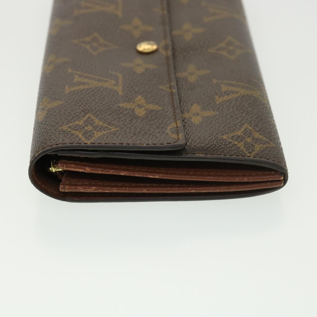 LOUIS VUITTON Monogram Portefeiulle Sarah Long Wallet M66556 LV Auth 39419