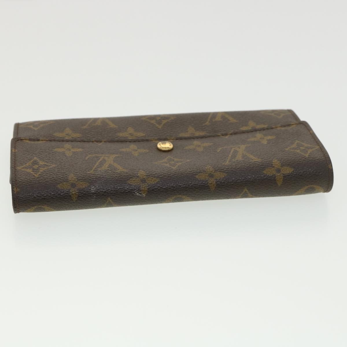 LOUIS VUITTON Monogram Portefeiulle Sarah Long Wallet M66556 LV Auth 39419