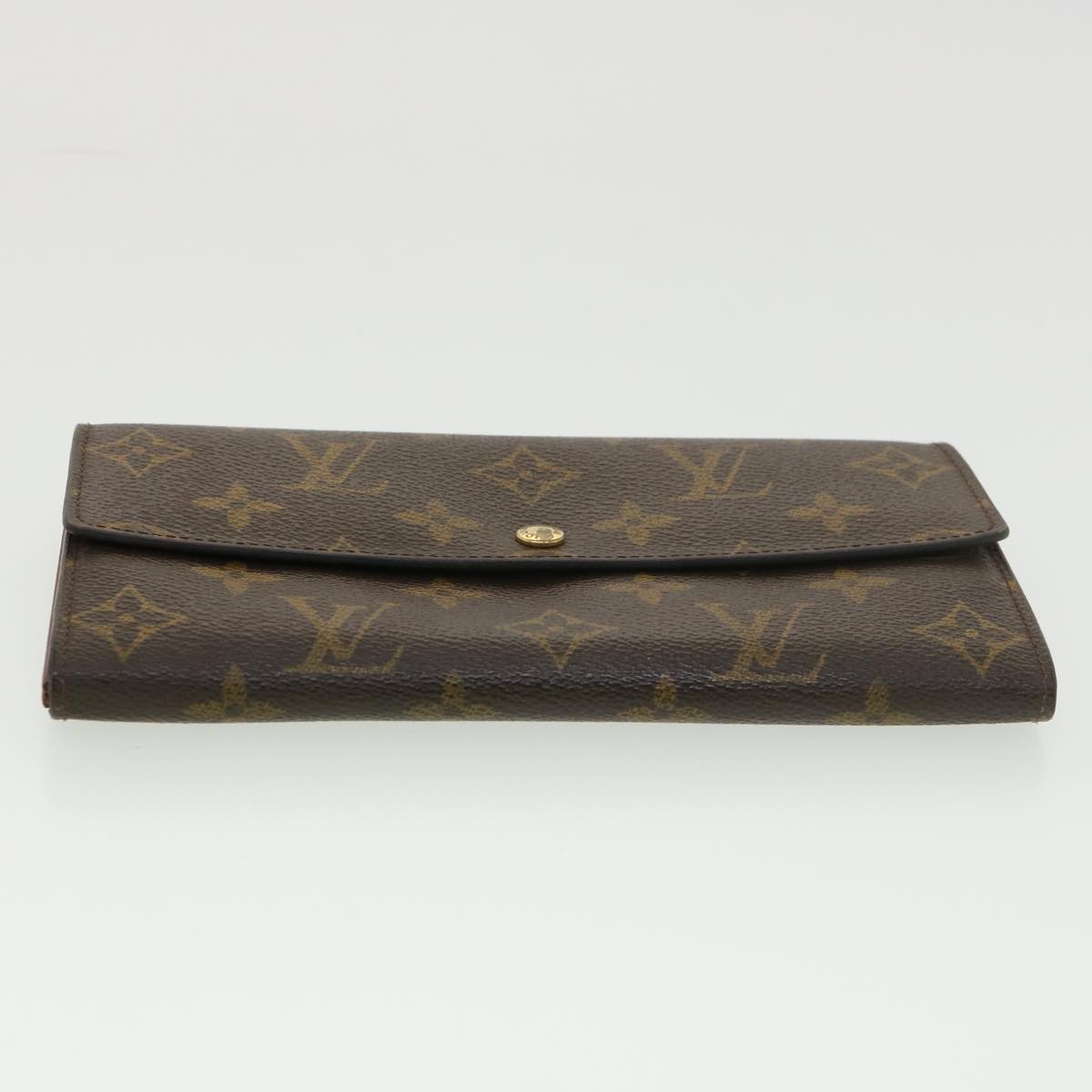 LOUIS VUITTON Monogram Portefeiulle Sarah Long Wallet M66556 LV Auth 39419