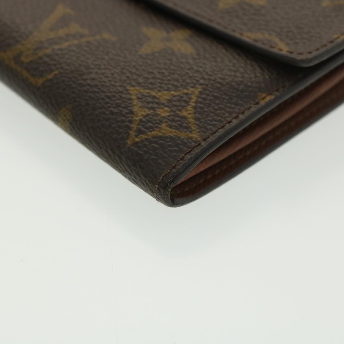 LOUIS VUITTON Monogram Portefeiulle Sarah Long Wallet M66556 LV Auth 39419