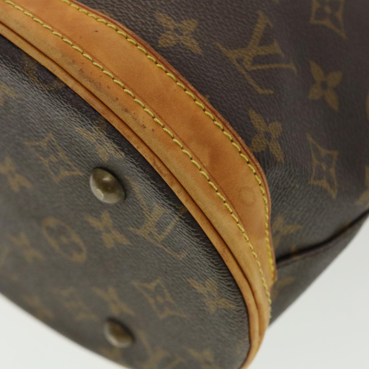 LOUIS VUITTON Monogram Bucket PM Shoulder Bag M42238 LV Auth 39422