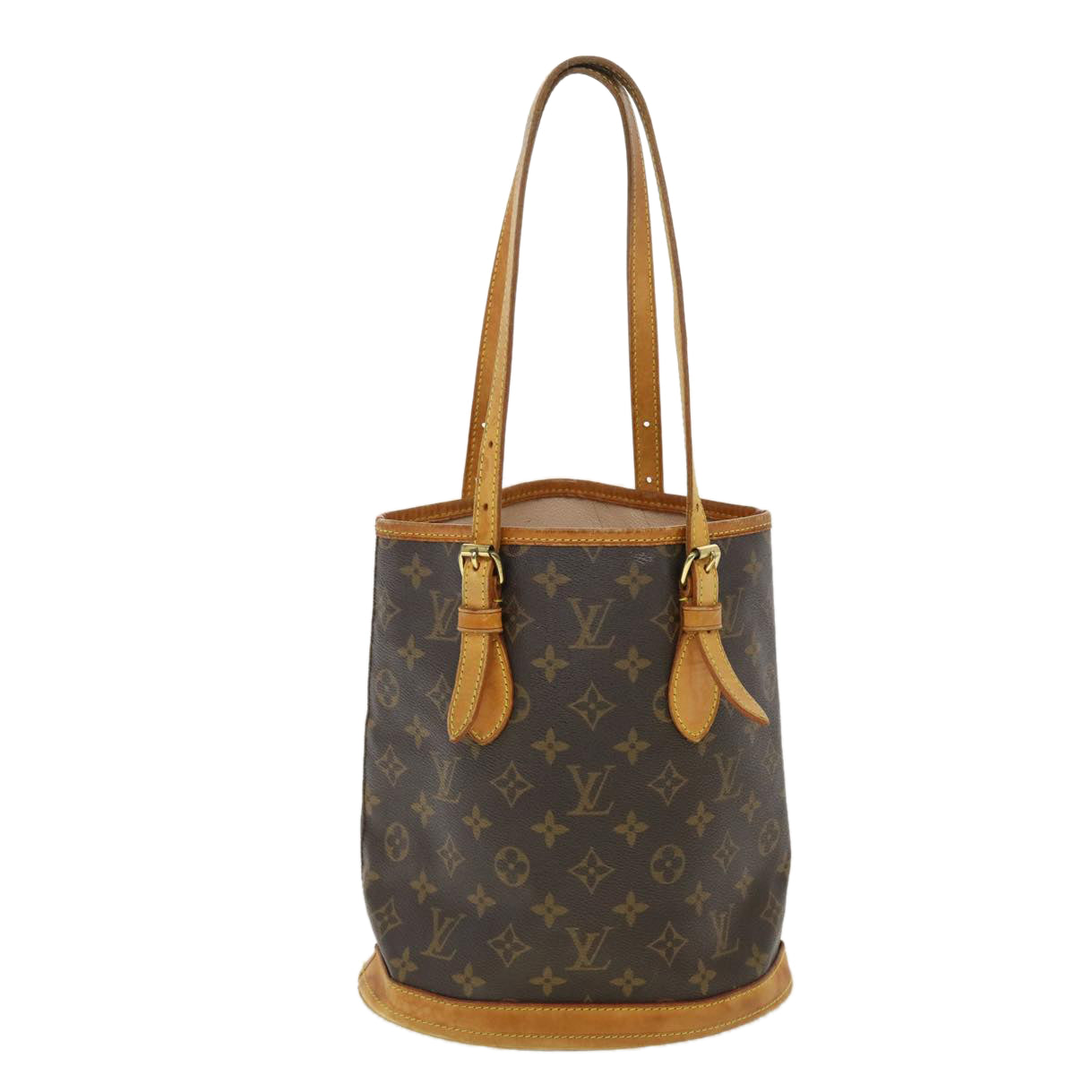 LOUIS VUITTON Monogram Bucket PM Shoulder Bag M42238 LV Auth 39422 - 0