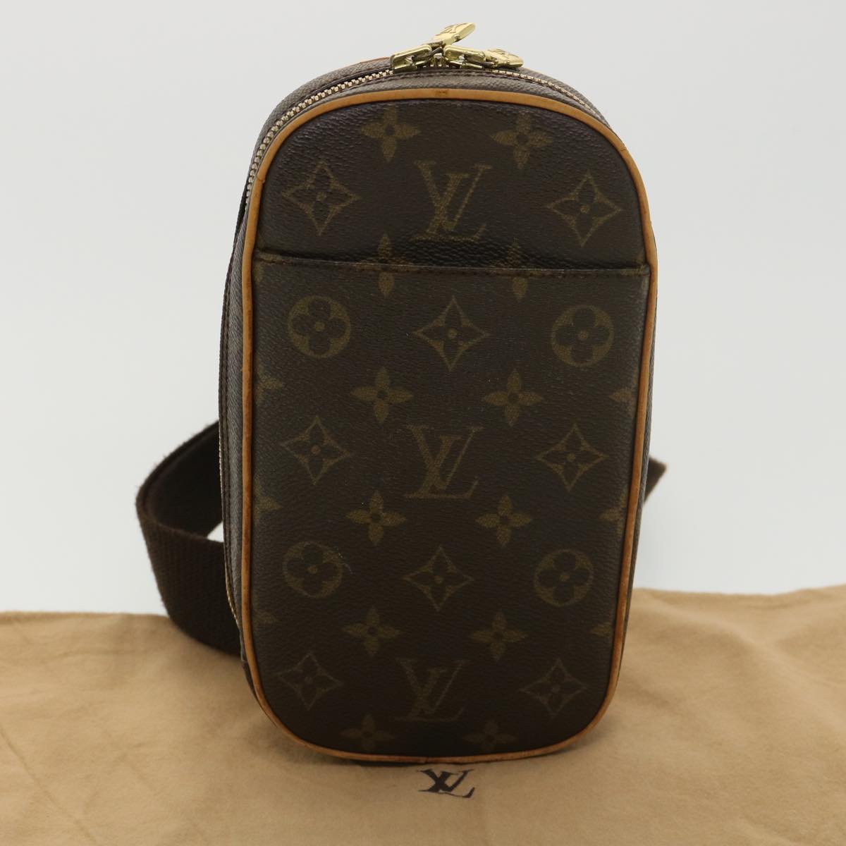 LOUIS VUITTON Monogram Pochette Gange Shoulder Bag M51870 LV Auth 39434