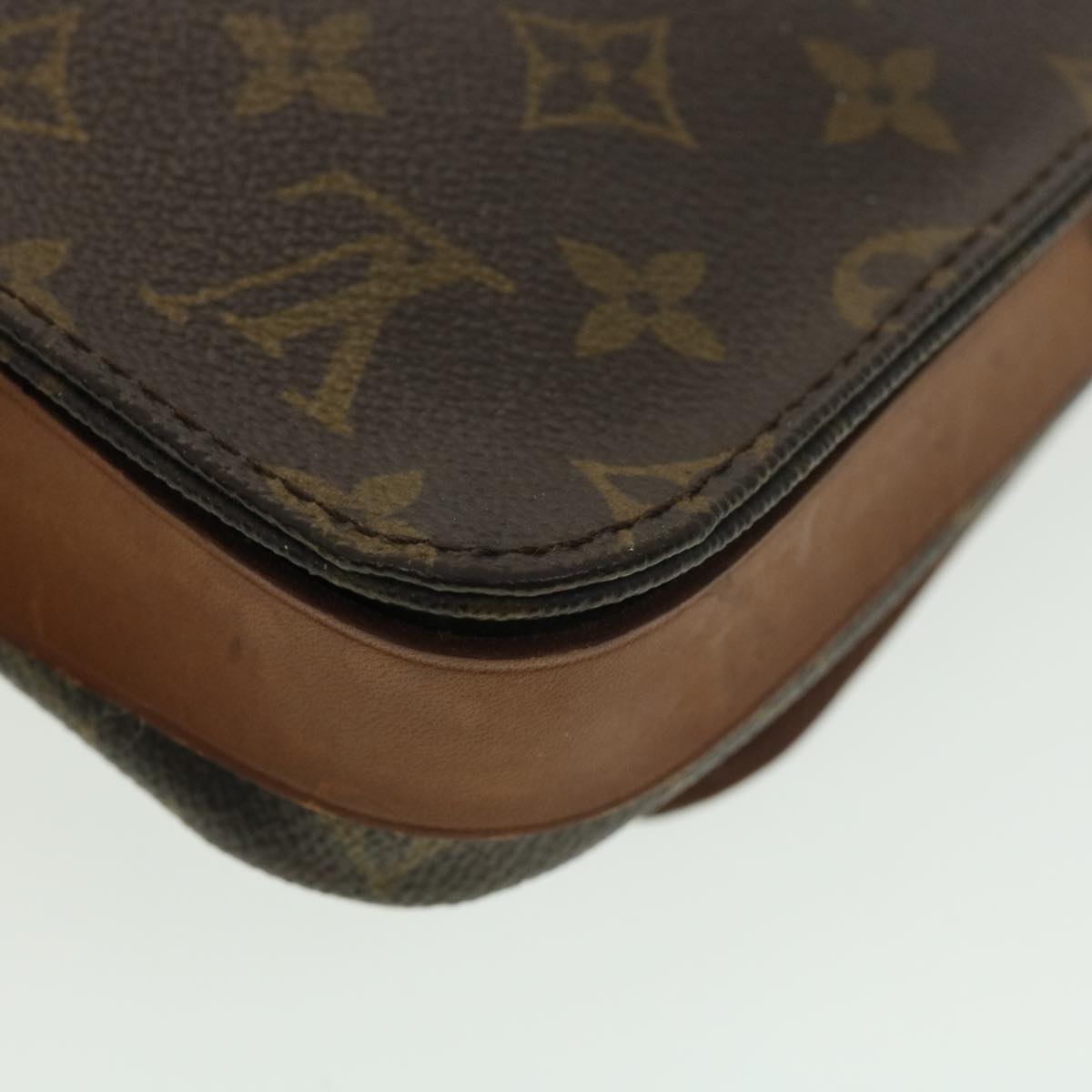 LOUIS VUITTON Monogram Cartouchiere PM Shoulder Bag M51254 LV Auth 39435