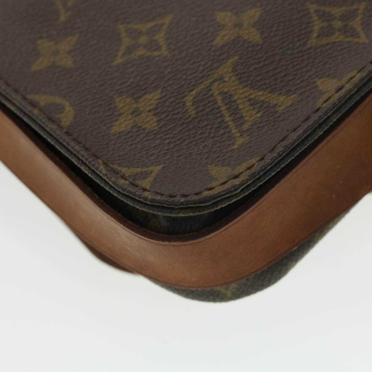 LOUIS VUITTON Monogram Cartouchiere PM Shoulder Bag M51254 LV Auth 39435