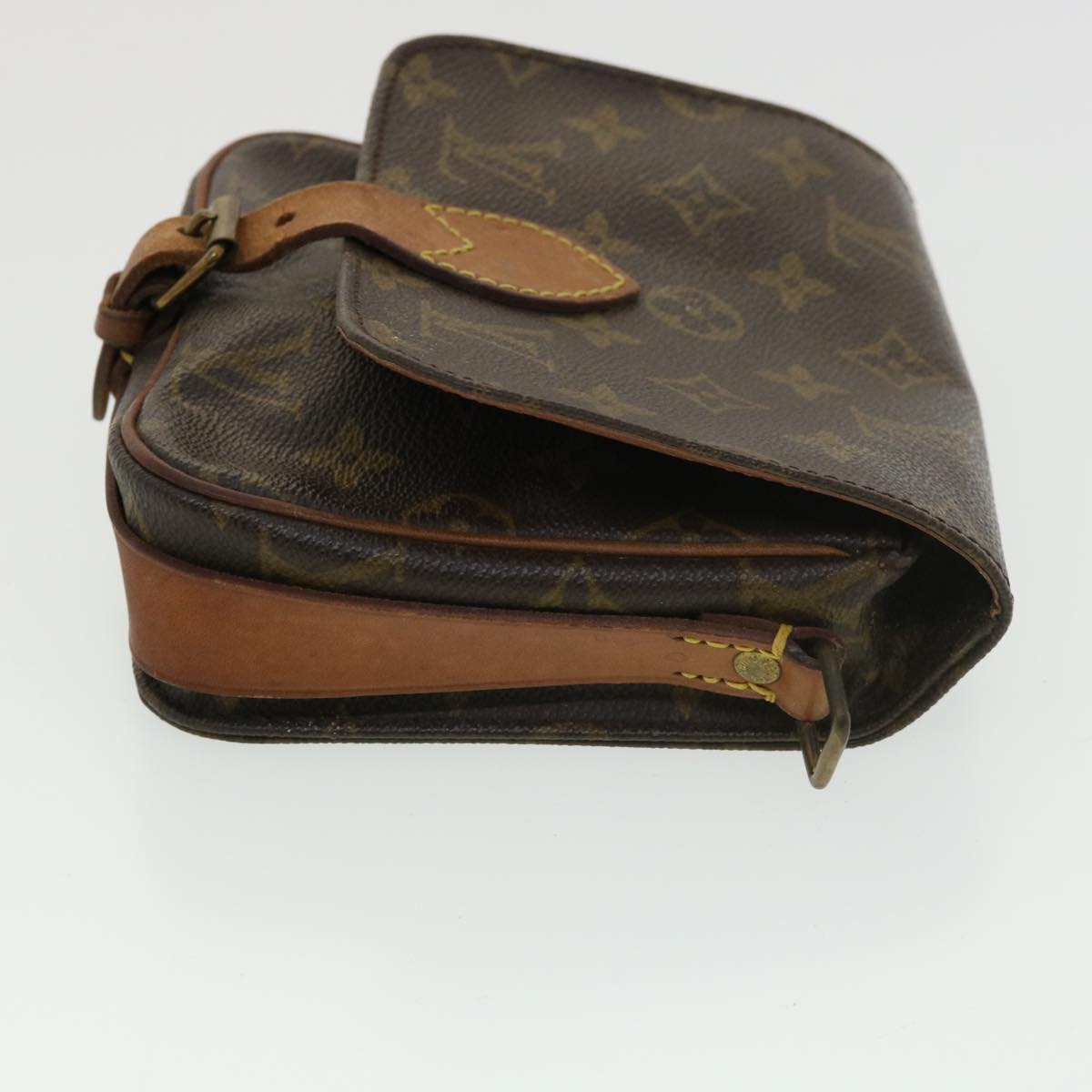 LOUIS VUITTON Monogram Cartouchiere PM Shoulder Bag M51254 LV Auth 39435