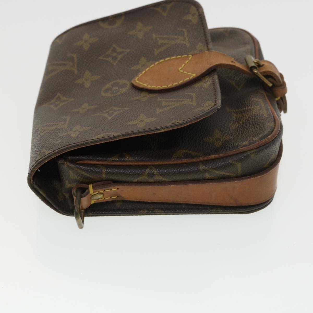 LOUIS VUITTON Monogram Cartouchiere PM Shoulder Bag M51254 LV Auth 39435