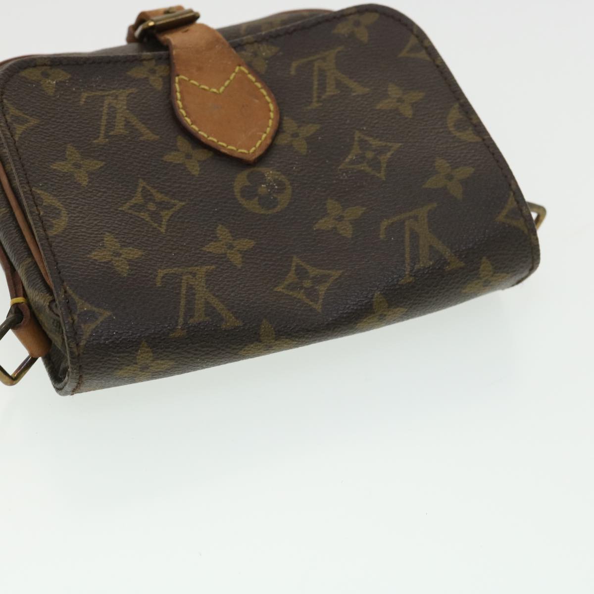 LOUIS VUITTON Monogram Cartouchiere PM Shoulder Bag M51254 LV Auth 39435