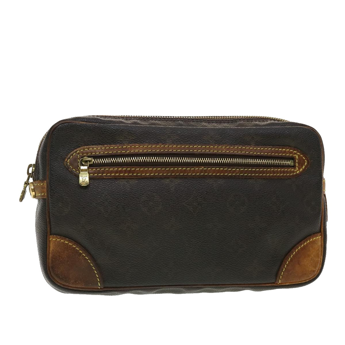 LOUIS VUITTON Monogram Marly Dragonne GM Clutch Bag M51825 LV Auth 39466