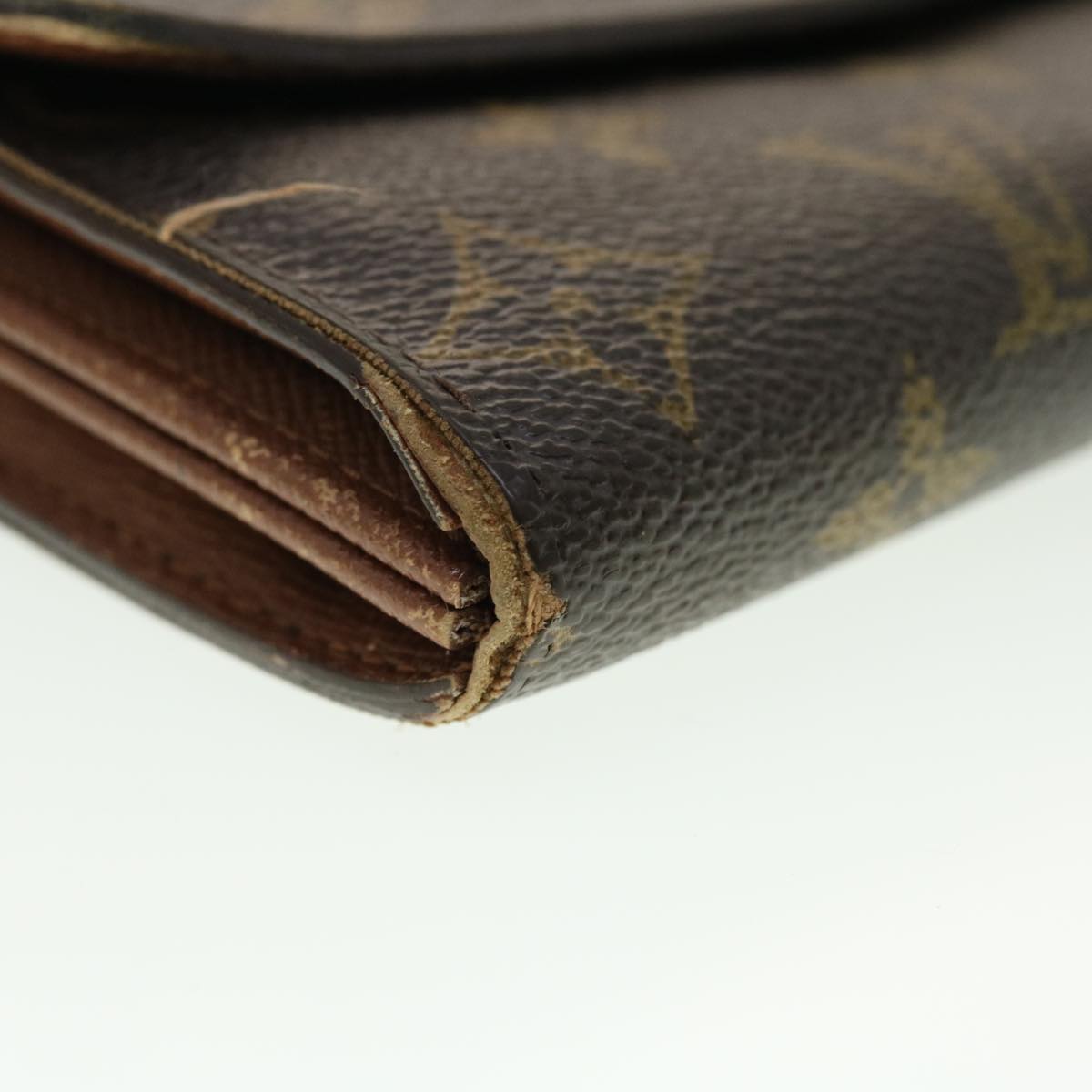 LOUIS VUITTON Monogram Portefeiulle Sarah Long Wallet M66556 LV Auth 39473