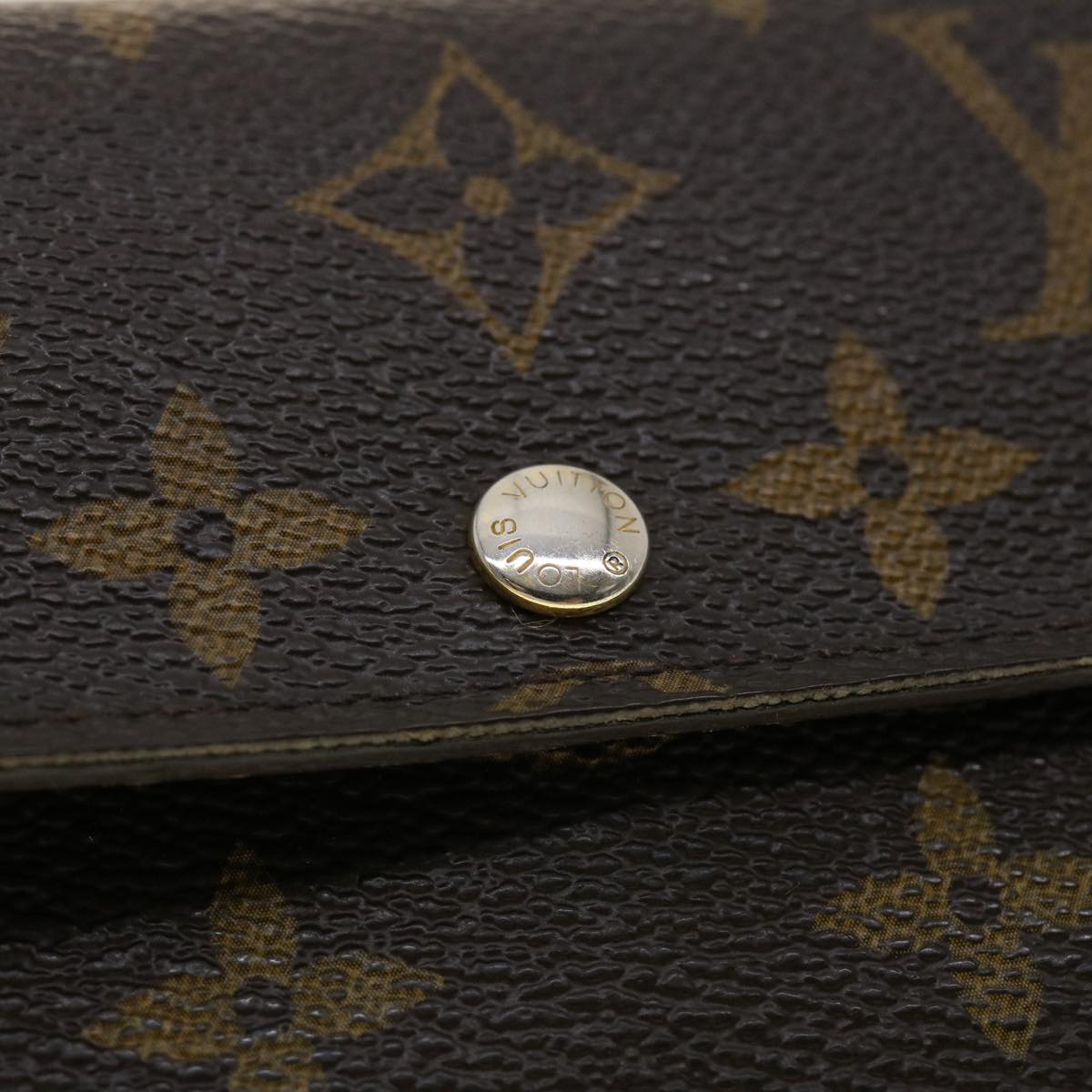 LOUIS VUITTON Monogram Portefeiulle Sarah Long Wallet M66556 LV Auth 39473