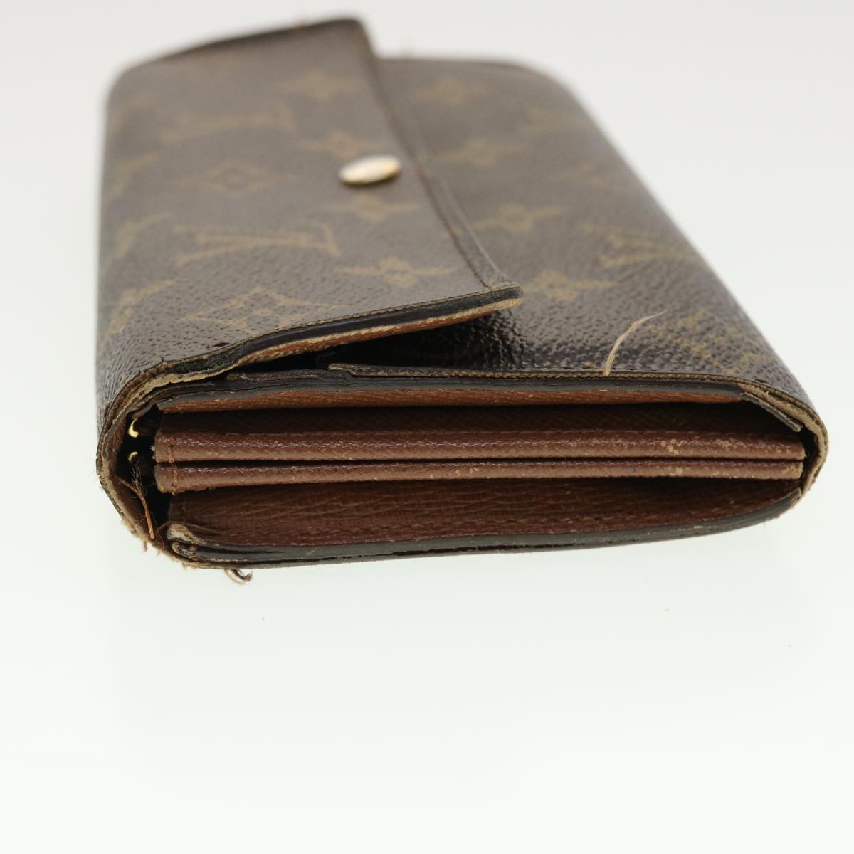 LOUIS VUITTON Monogram Portefeiulle Sarah Long Wallet M66556 LV Auth 39473