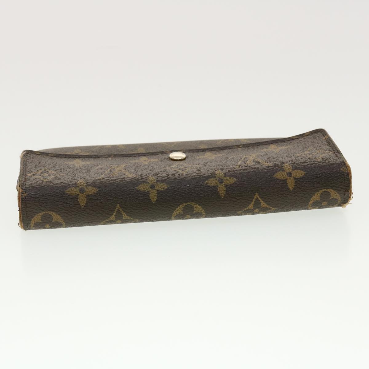 LOUIS VUITTON Monogram Portefeiulle Sarah Long Wallet M66556 LV Auth 39473