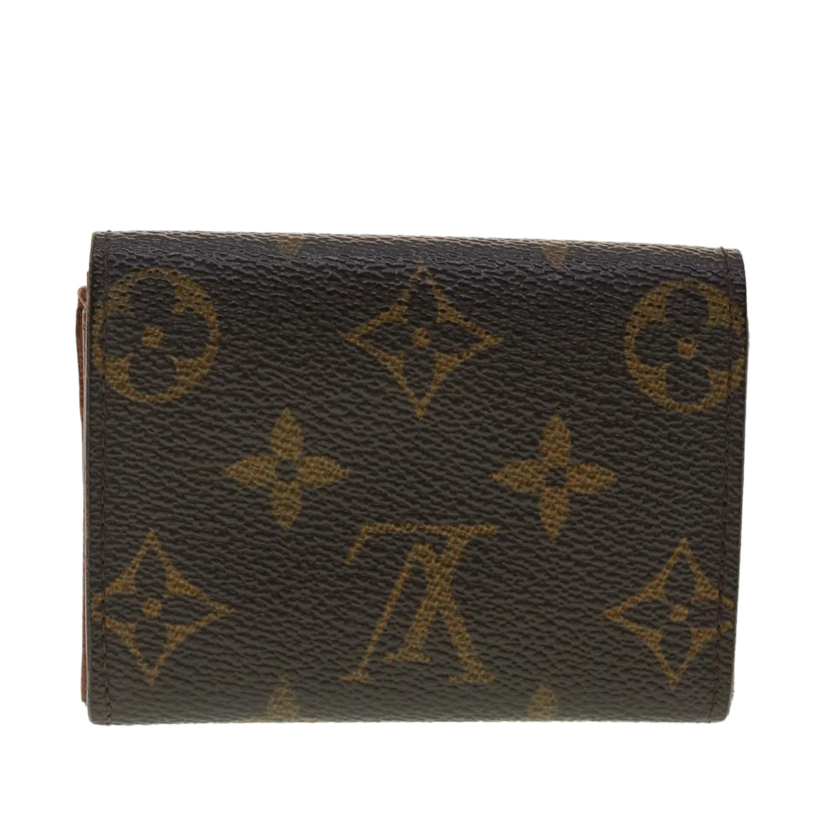 LOUIS VUITTON Monogram Porte MonnaiePlat Coin Purse M61930 LV Auth 39482 - 0