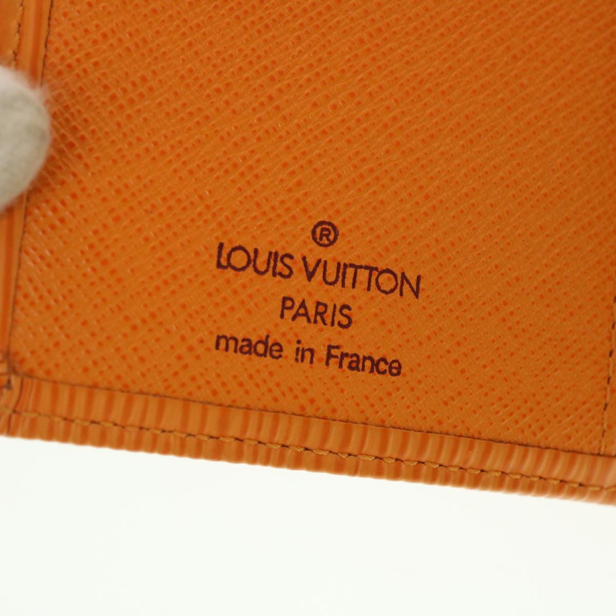 LOUIS VUITTON Epi Porte Monnaie Billets Viennois Wallet Orange M6324H LV 39484