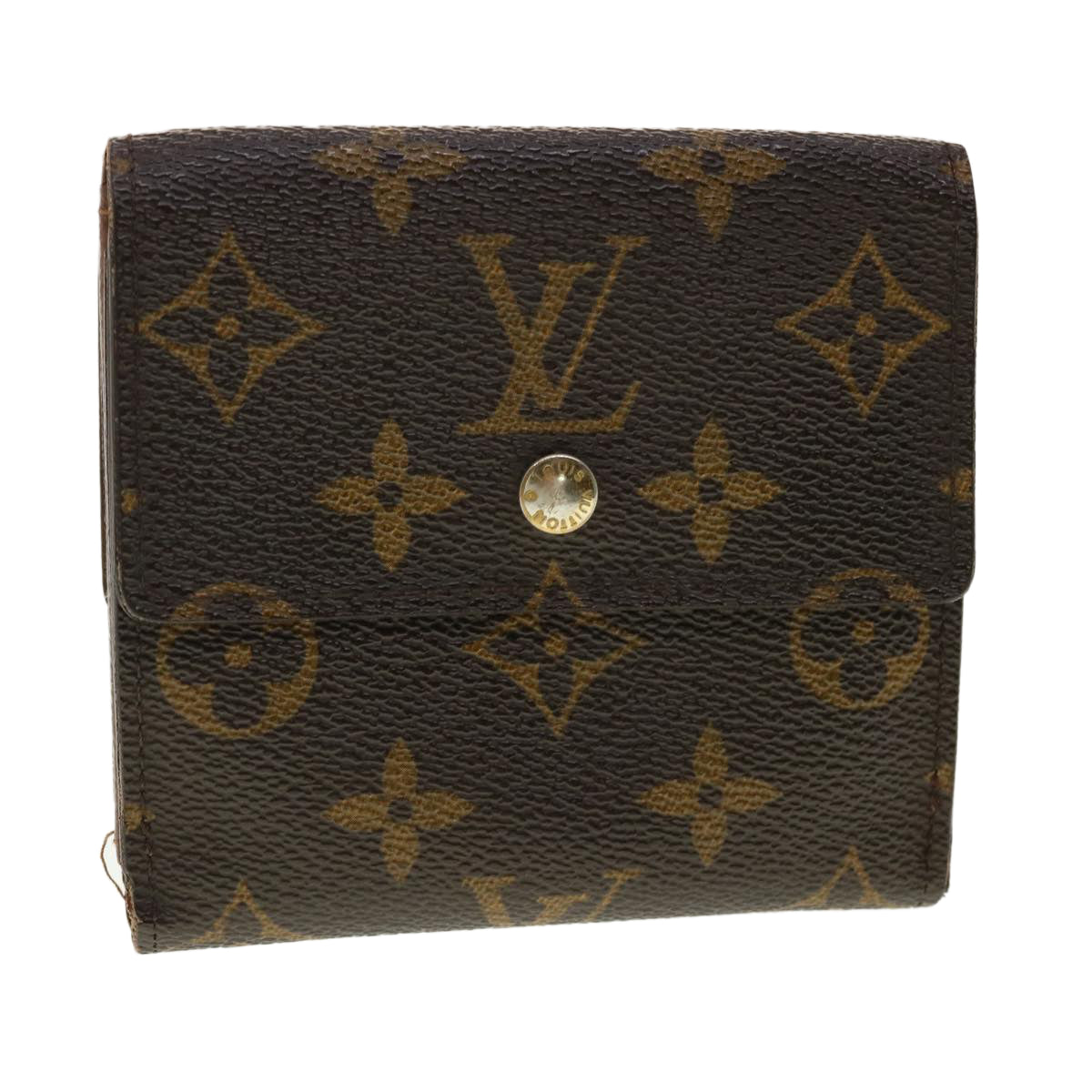 LOUIS VUITTON Monogram Porte Monnaie Billets Cartes Credit Wallet LV Auth 39486