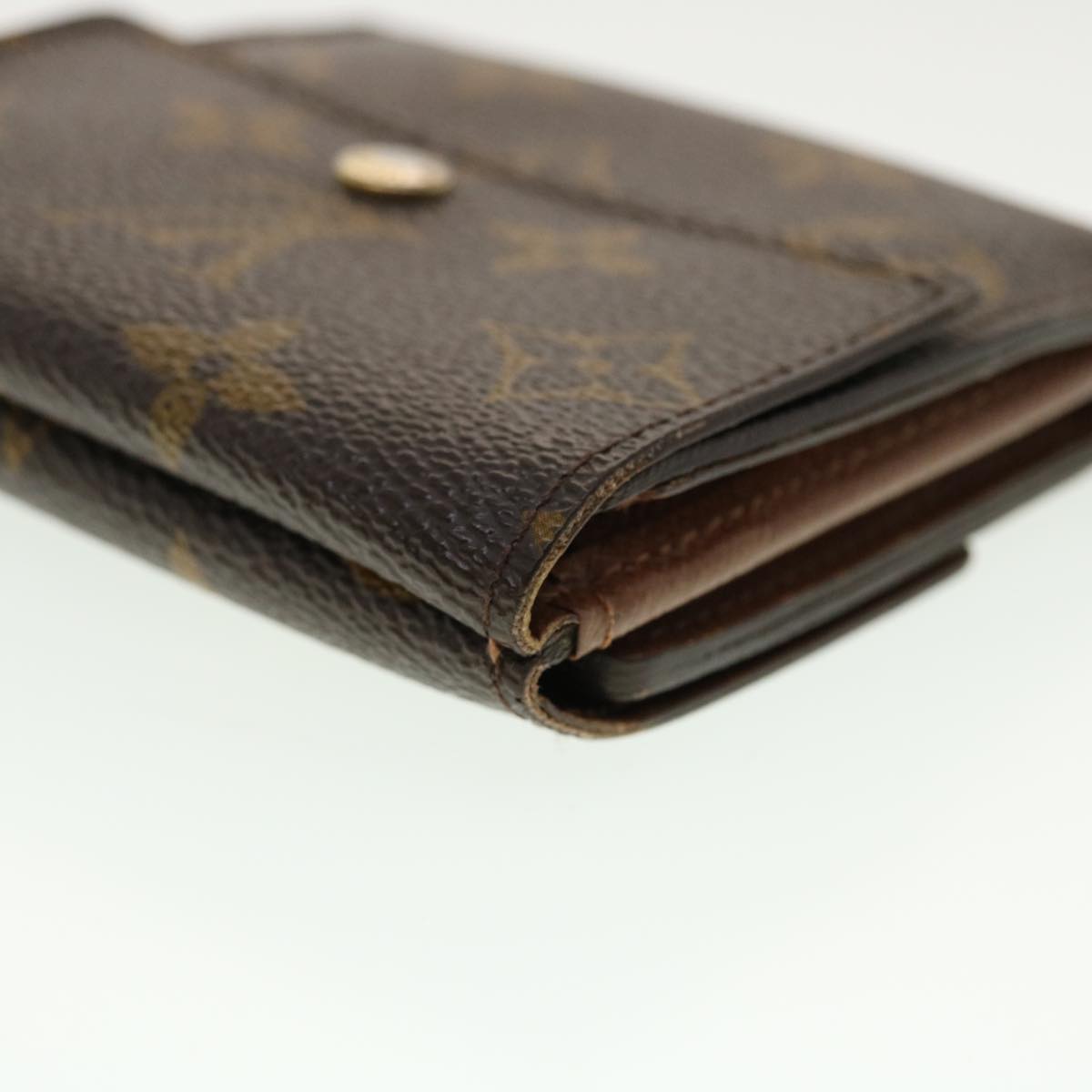 LOUIS VUITTON Monogram Porte Monnaie Billets Cartes Credit Wallet LV Auth 39486