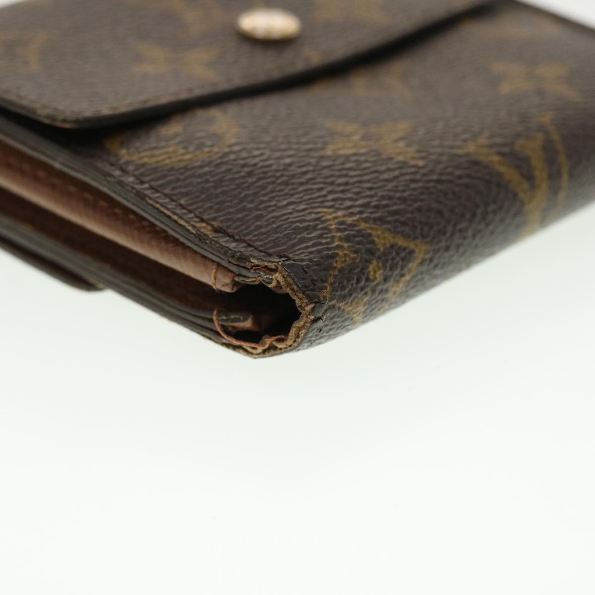 LOUIS VUITTON Monogram Porte Monnaie Billets Cartes Credit Wallet LV Auth 39486