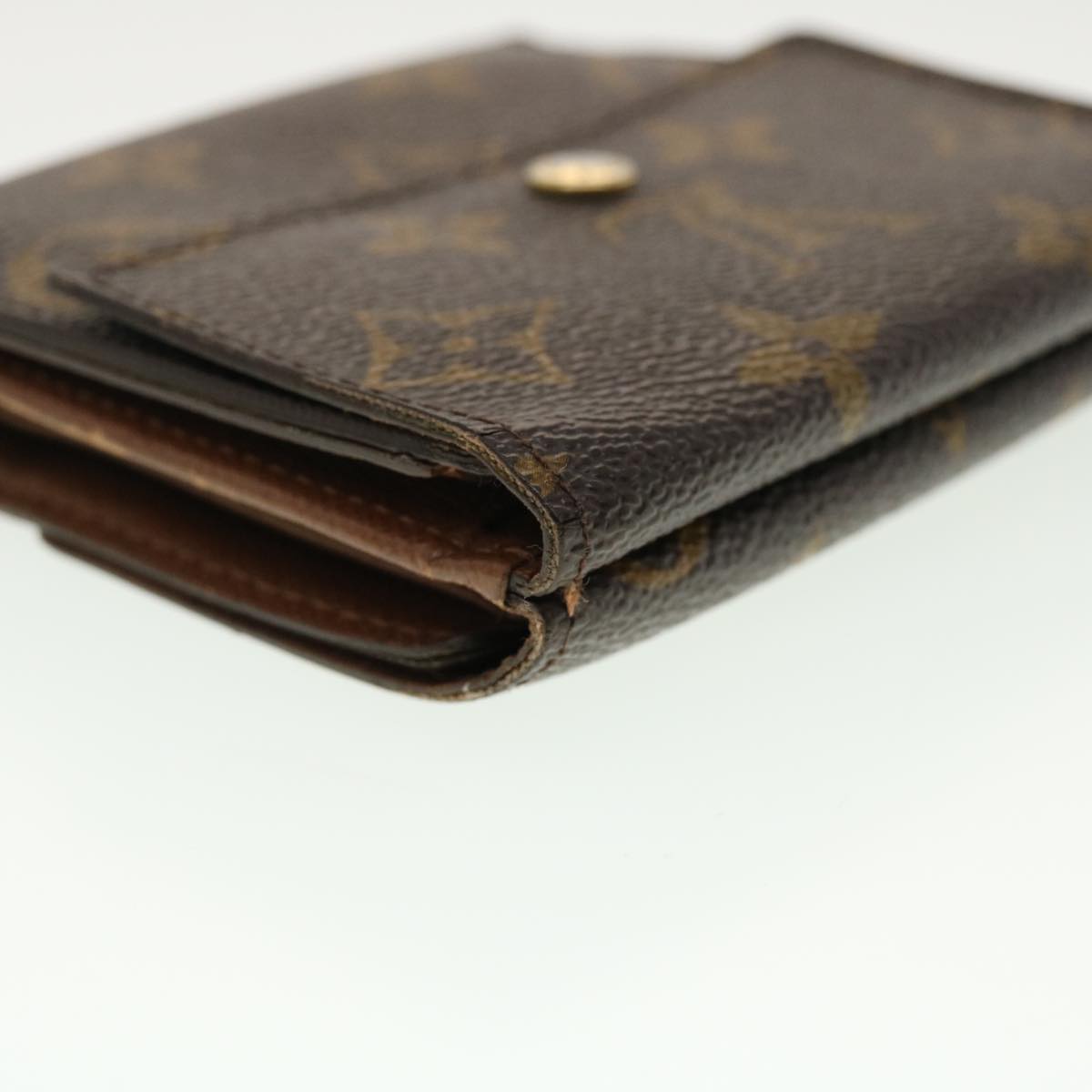 LOUIS VUITTON Monogram Porte Monnaie Billets Cartes Credit Wallet LV Auth 39486