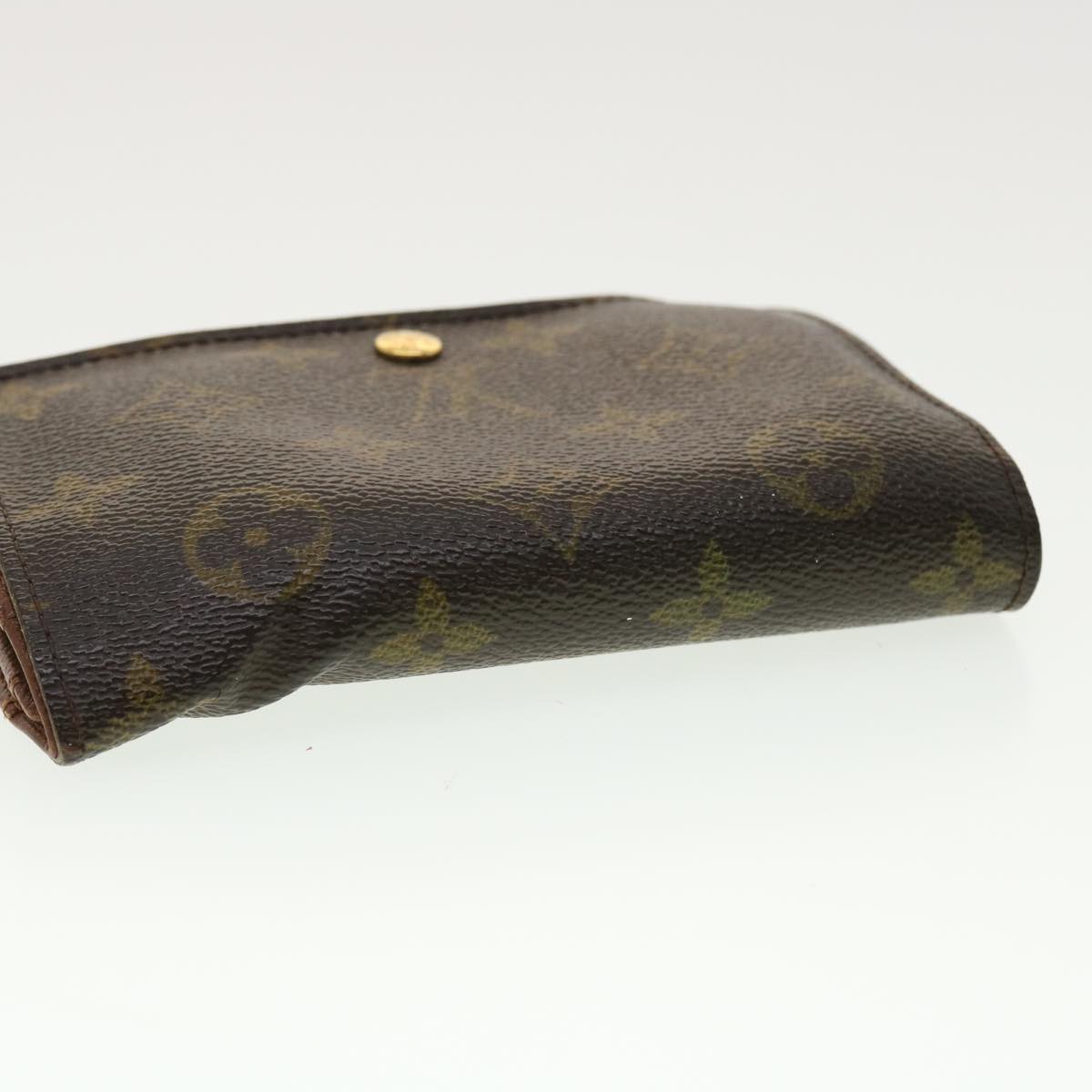 LOUIS VUITTON Monogram Porte Monnaie Billets Tresor Wallet M61730 LV Auth 39491