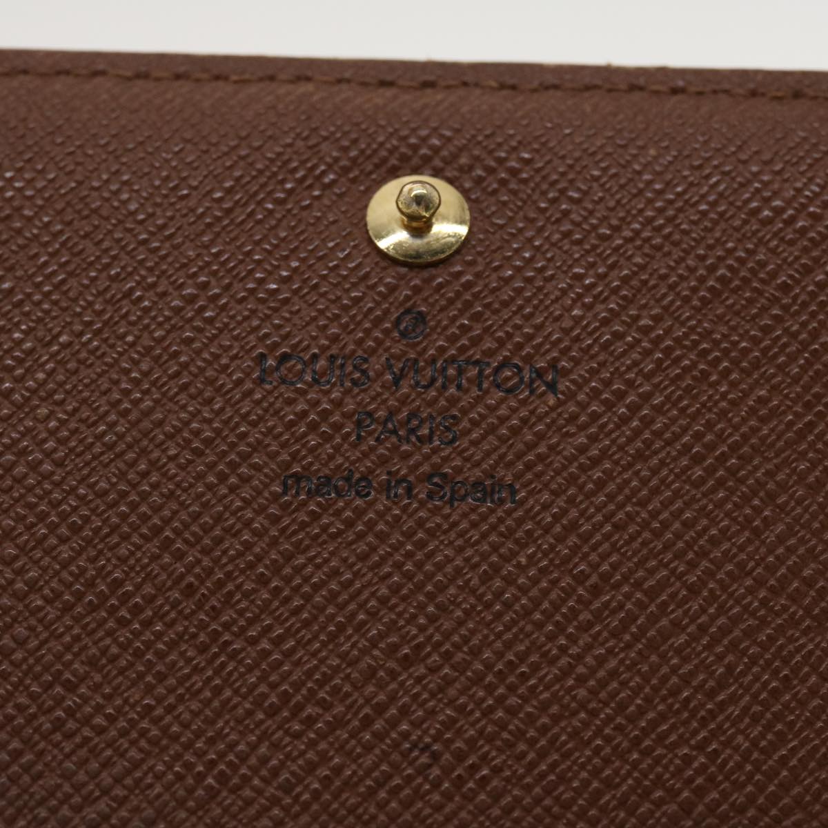 LOUIS VUITTON Monogram Porte Monnaie Billets Tresor Wallet M61730 LV Auth 39492