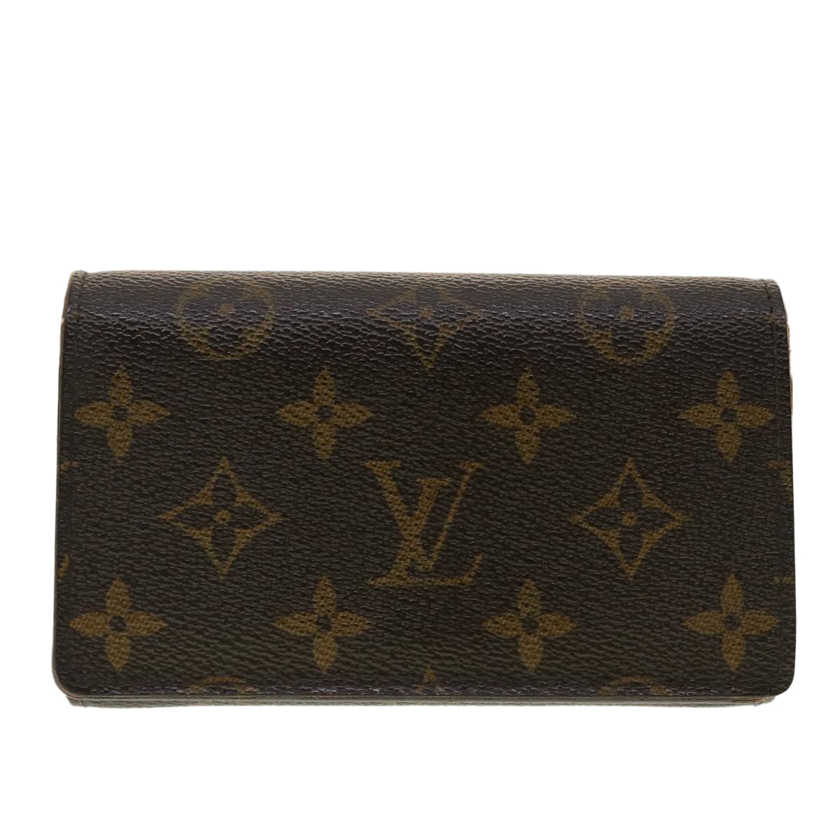 LOUIS VUITTON Monogram Porte Monnaie Billets Tresor Wallet M61730 LV Auth 39492