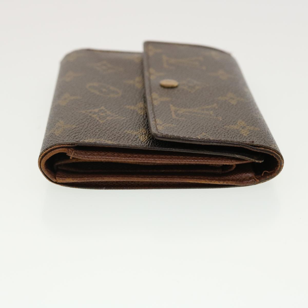 LOUIS VUITTON Monogram Porte Tresor Etui Papie Wallet M61202 LV Auth 39500