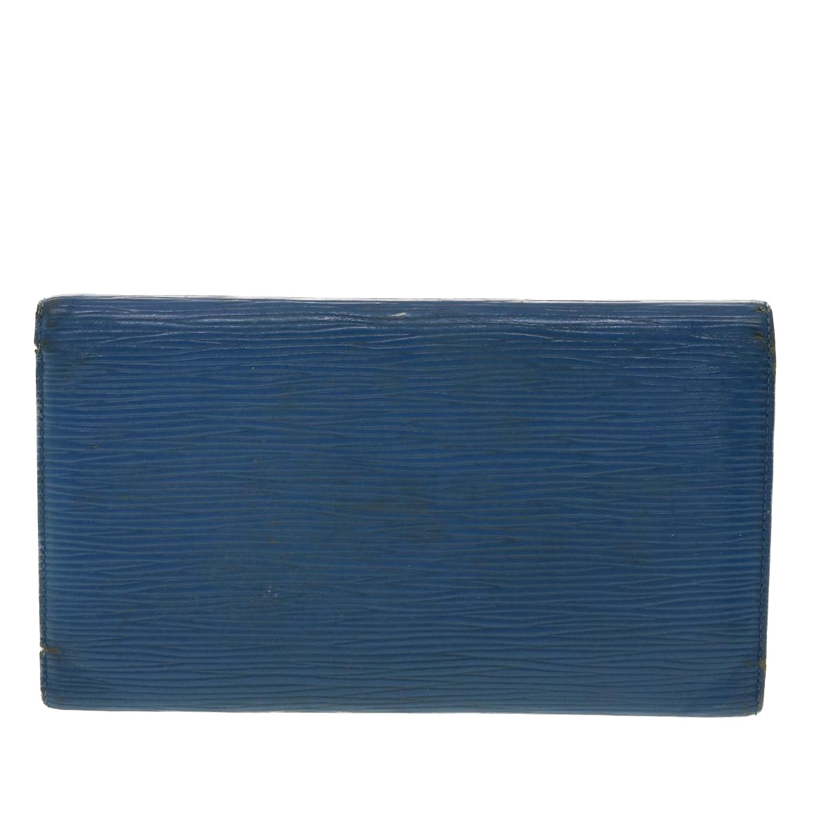 LOUIS VUITTON Epi Porte Tresor International Long Wallet Blue M63385 Auth 39504 - 0