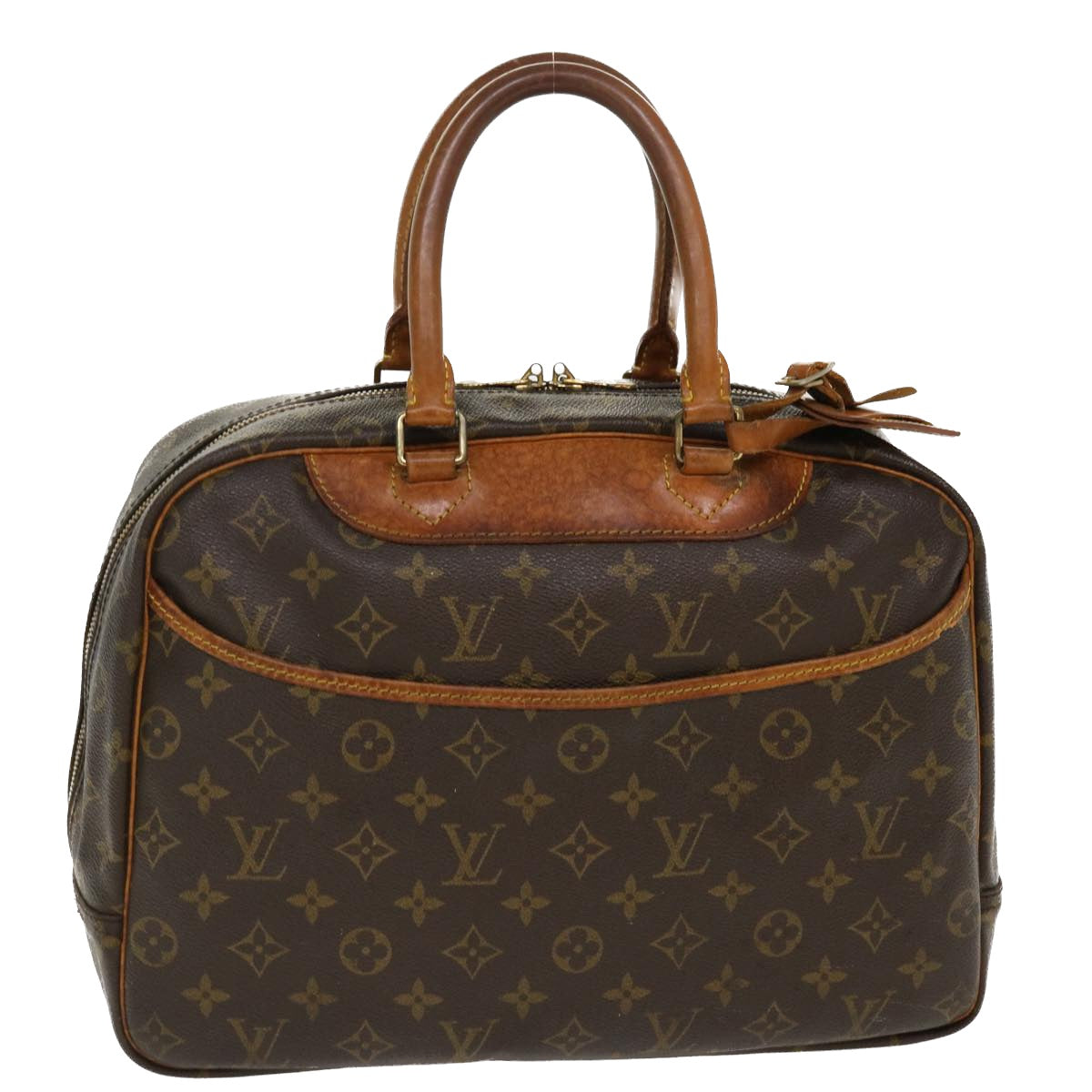 LOUIS VUITTON Monogram Deauville Hand Bag M47270 LV Auth 39526