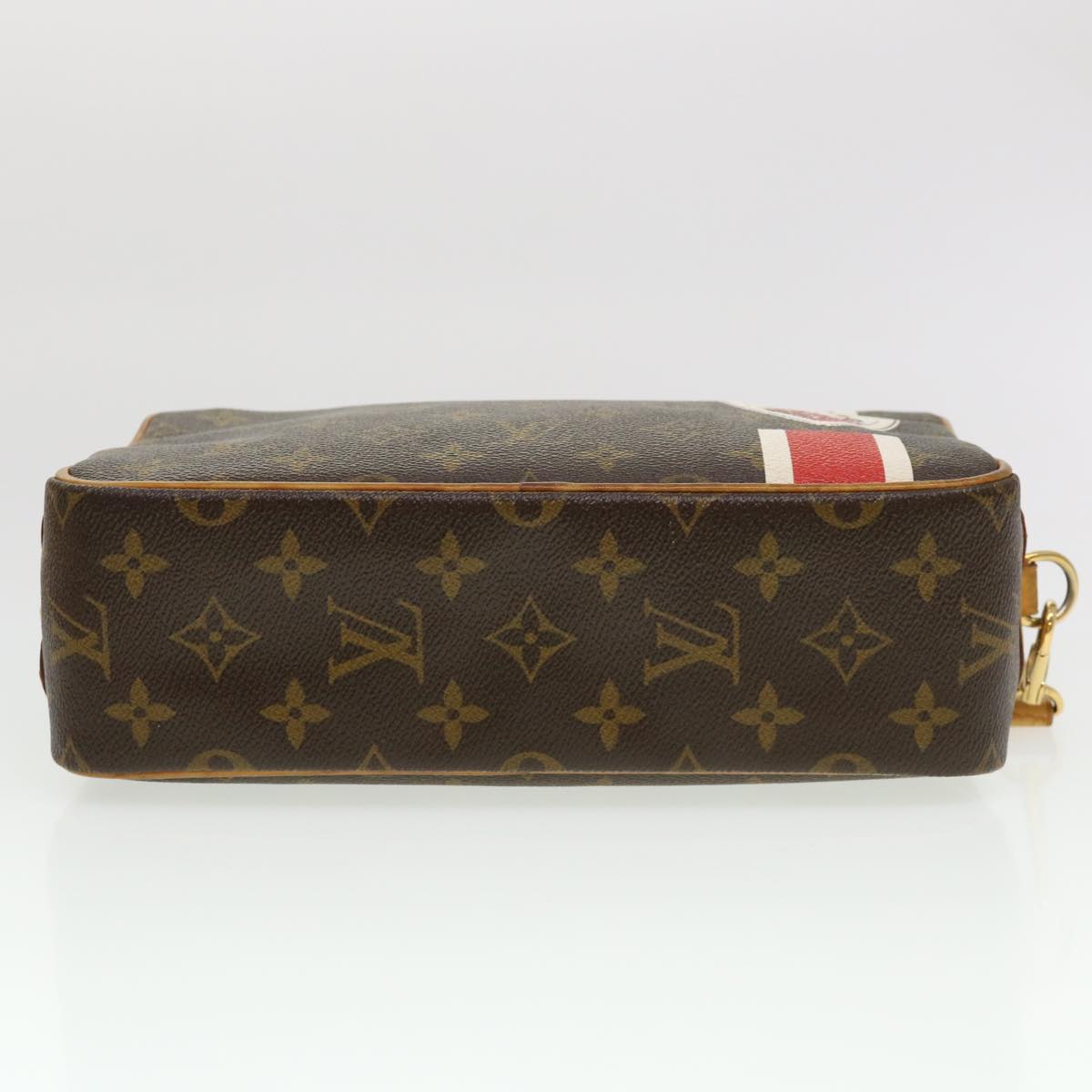 LOUIS VUITTON Monogram China Run Pavel Clutch Bag M41432 LV Auth 39532