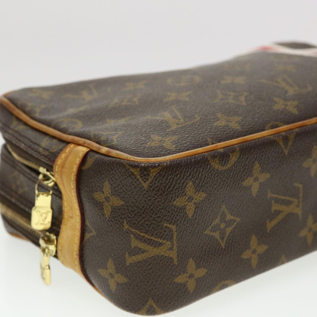 LOUIS VUITTON Monogram China Run Pavel Clutch Bag M41432 LV Auth 39532