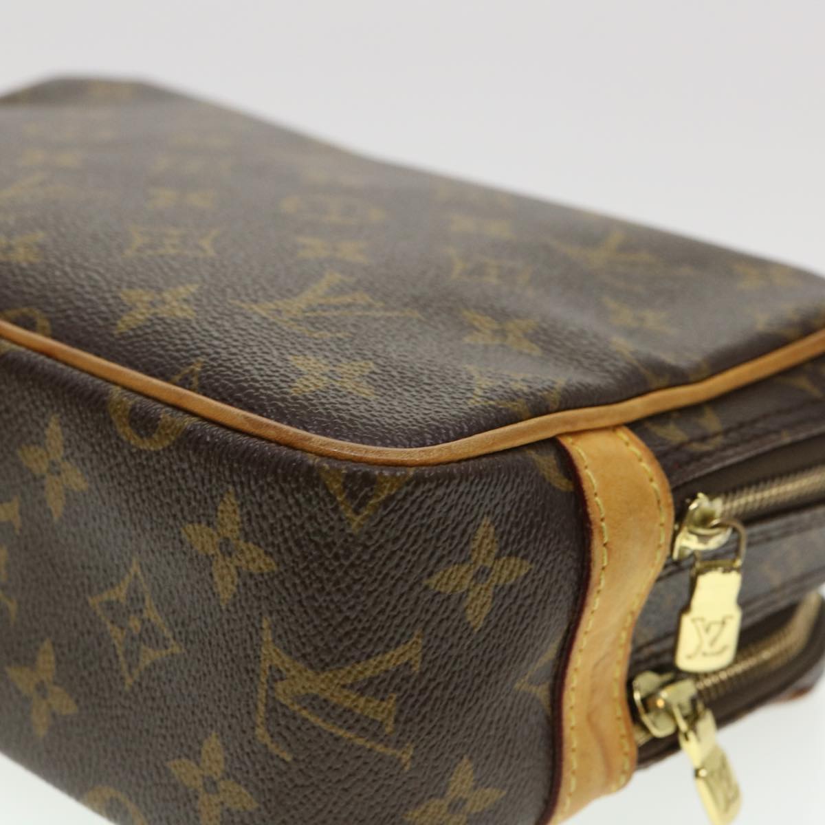 LOUIS VUITTON Monogram China Run Pavel Clutch Bag M41432 LV Auth 39532