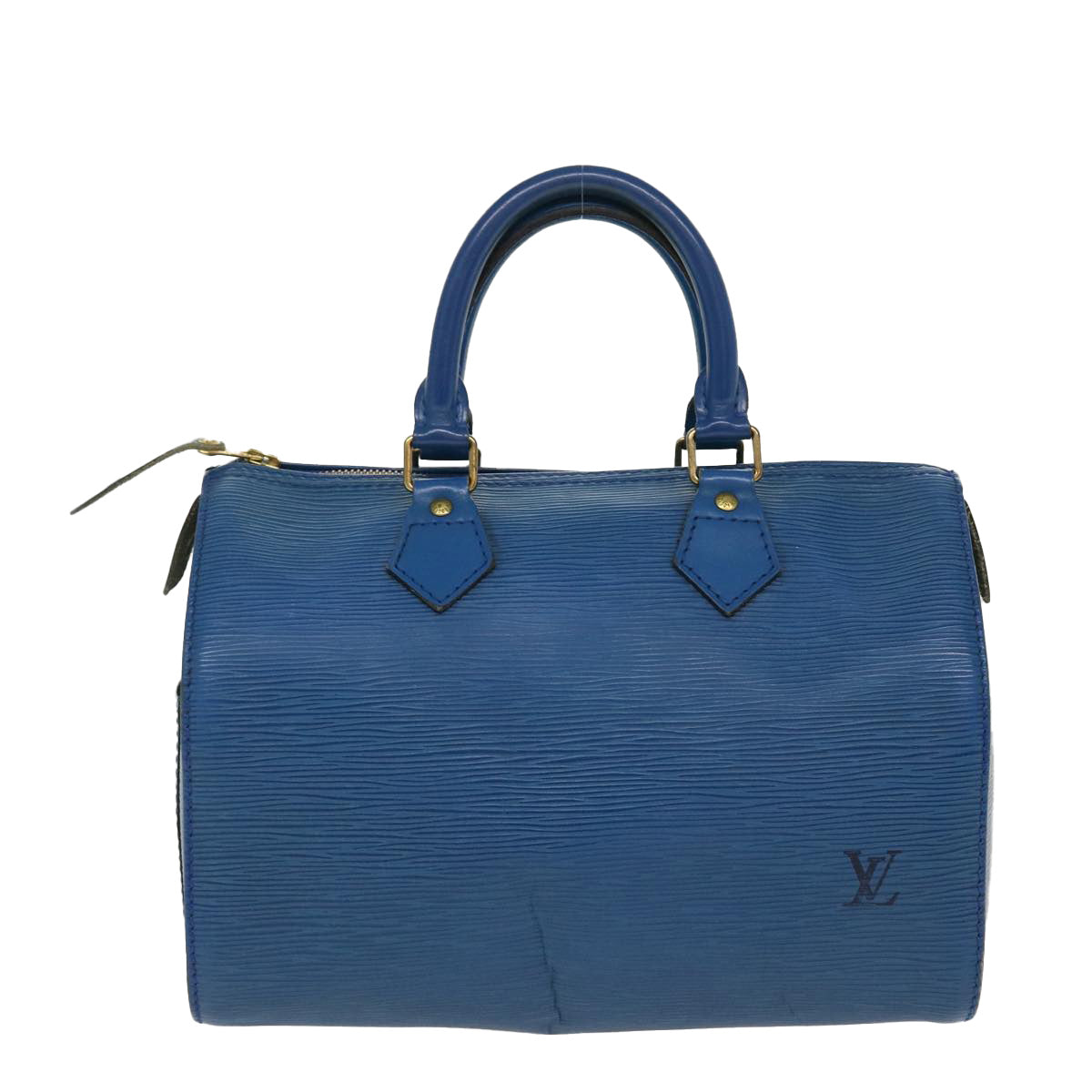 LOUIS VUITTON Epi Speedy 25 Hand Bag Toledo Blue M43015 LV Auth 39534 - 0