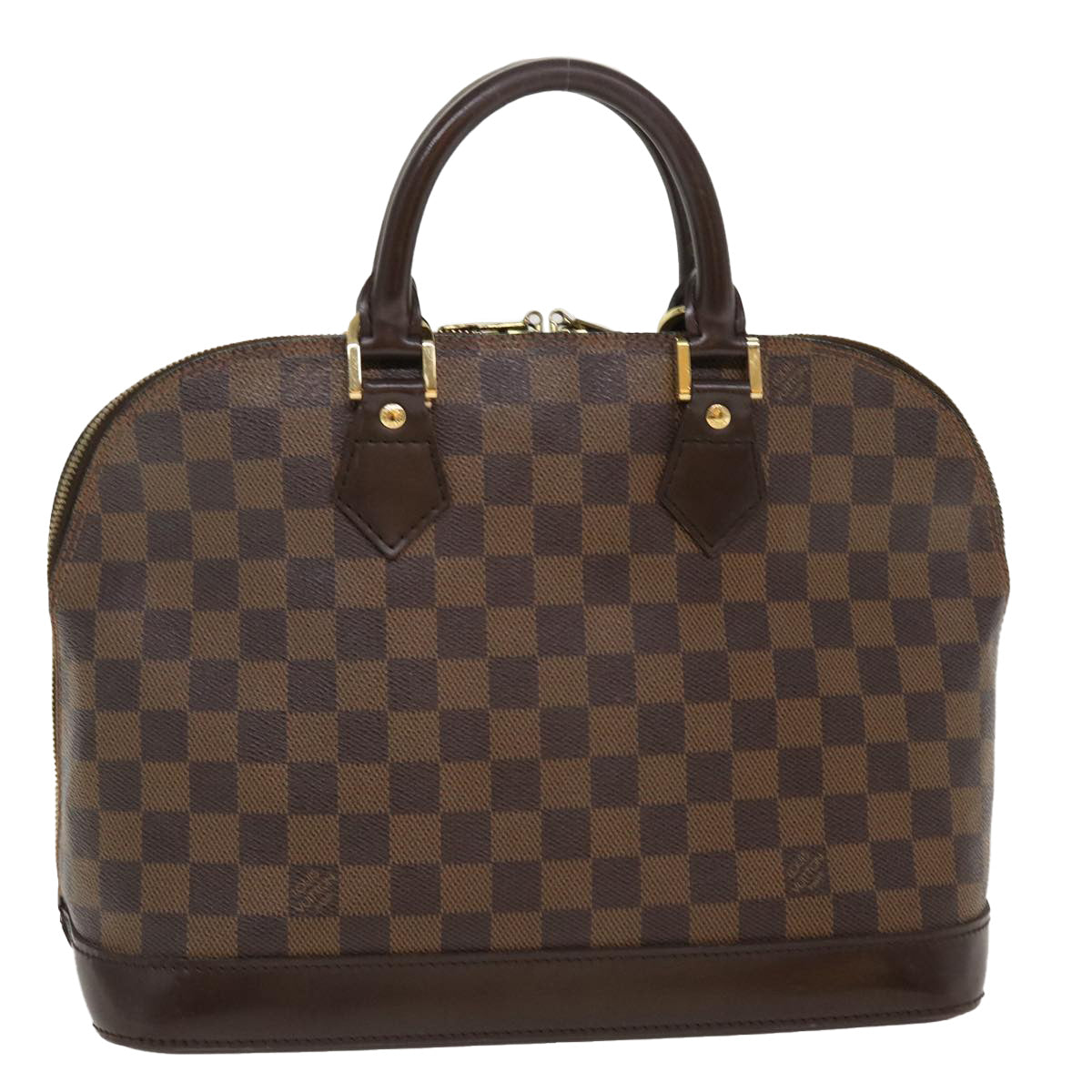 LOUIS VUITTON Damier Ebene Alma Hand Bag N51131 LV Auth 39541