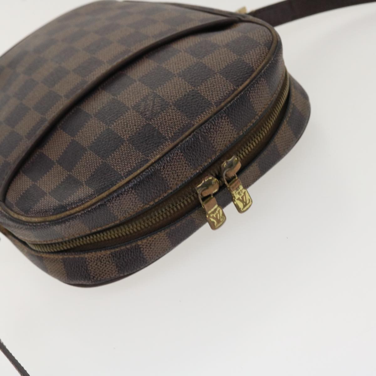 LOUIS VUITTON Damier Ebene Ipanema PM Shoulder Bag N51294 LV Auth 39558