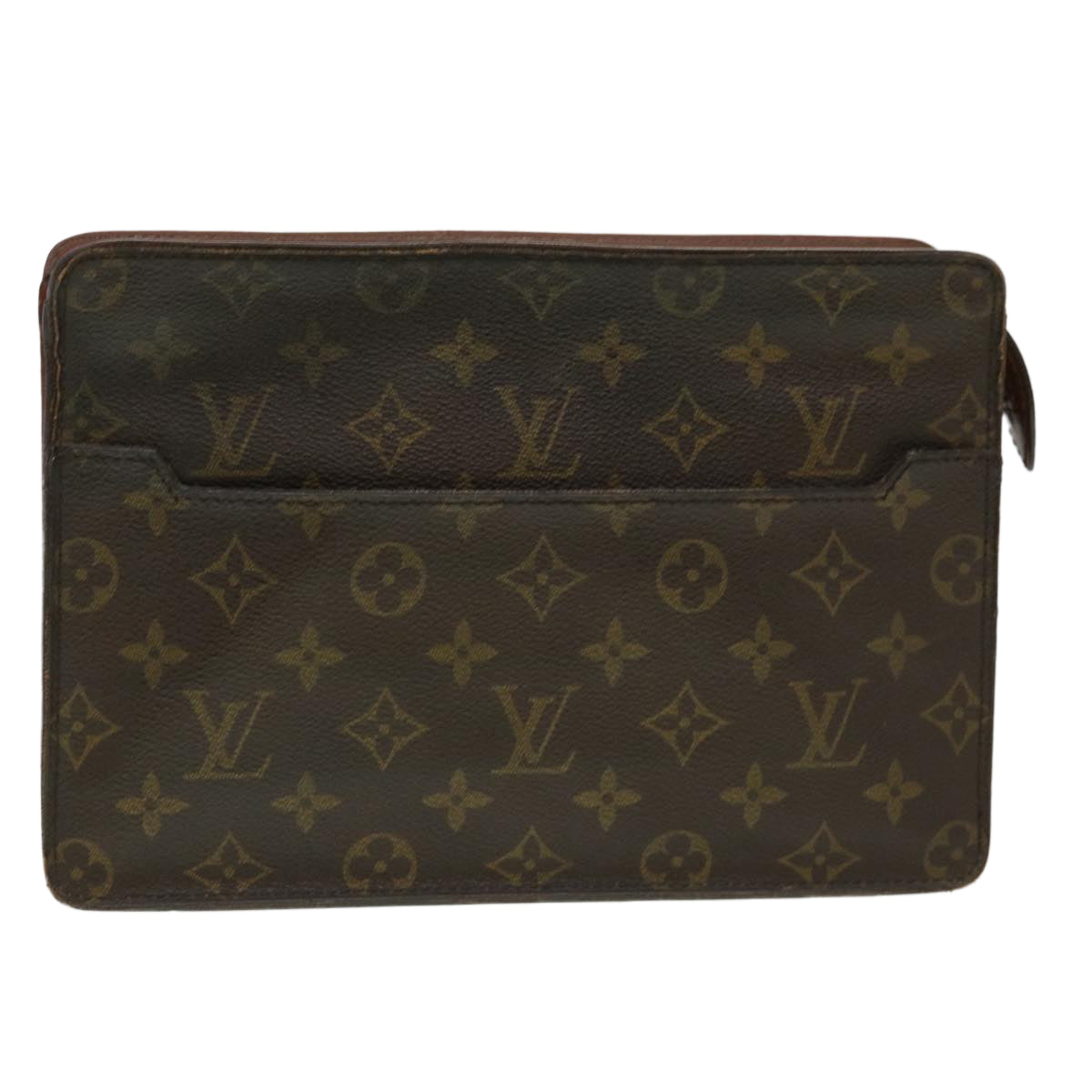 LOUIS VUITTON Monogram Pochette Homme Clutch Bag M51795 LV Auth 39559