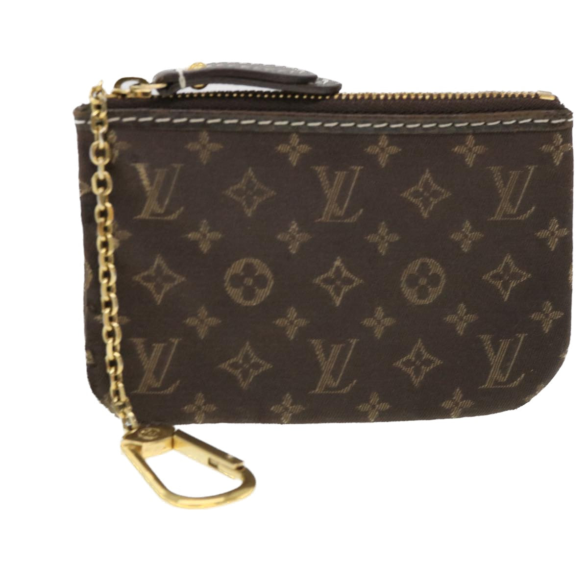 LOUIS VUITTON Monogram Idylle Pochette Cles Coin Purse Fuzan M62994 Auth 39565