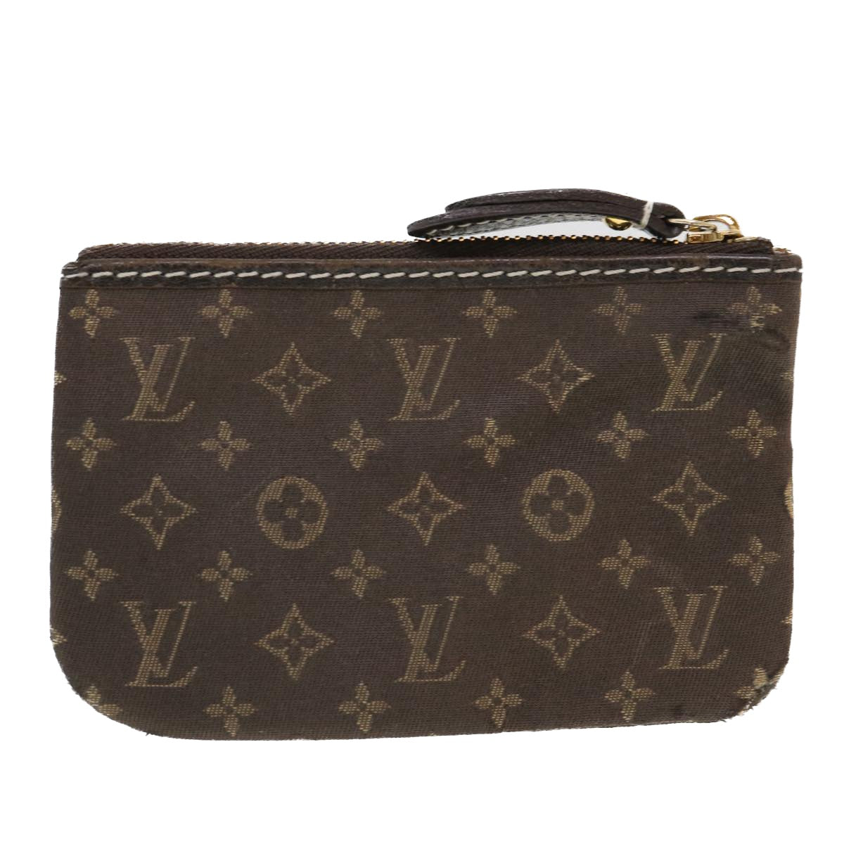 LOUIS VUITTON Monogram Idylle Pochette Cles Coin Purse Fuzan M62994 Auth 39565 - 0