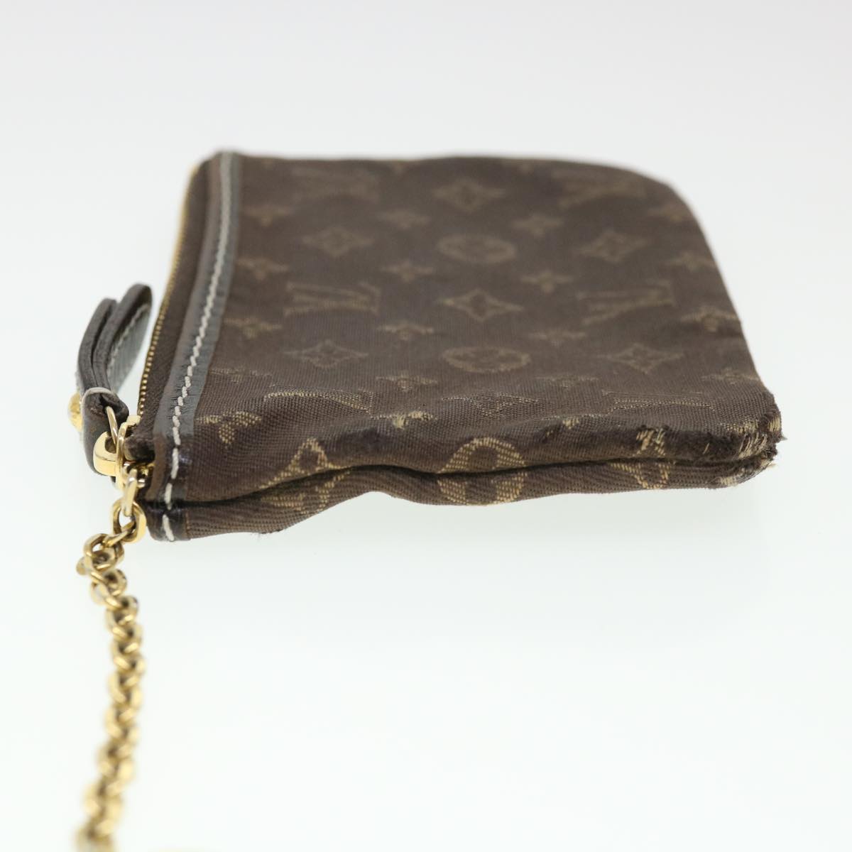 LOUIS VUITTON Monogram Idylle Pochette Cles Coin Purse Fuzan M62994 Auth 39565